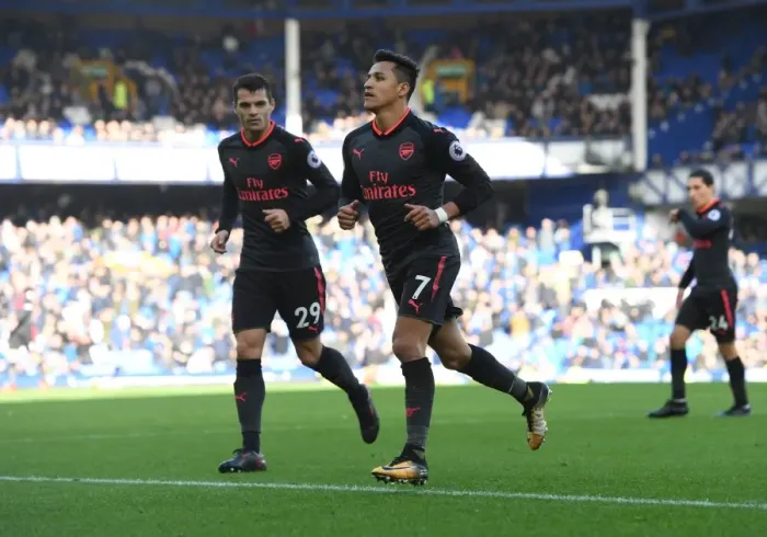 Framed Print : Five-Star Sanchez: Xhaka's Impact in Arsenal's Rout of Everton (2017-18) Framed Print : Five-Star Sanchez: Xhaka's Impact in Arsenal's Rout of Everton (2017-18)