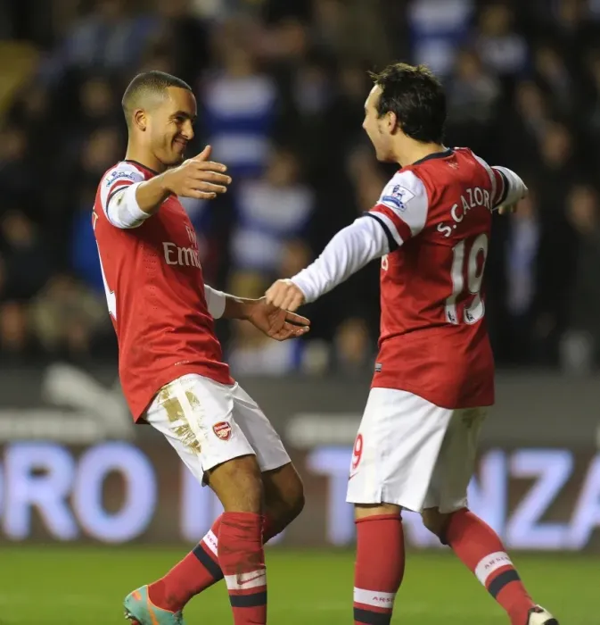 Framed Print : Five-Star Walcott and Cazorla: Arsenal's Brilliant Duo Shines in Reading Win, 2012-13 Premier League Framed Print : Five-Star Walcott and Cazorla: Arsenal's Brilliant Duo Shines in Reading Win, 2012-13 Premier League