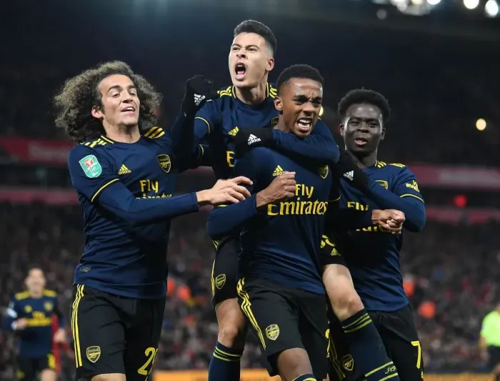 Framed Print : Five-Star Willock: Arsenal's Upset Win Against Liverpool in Carabao Cup