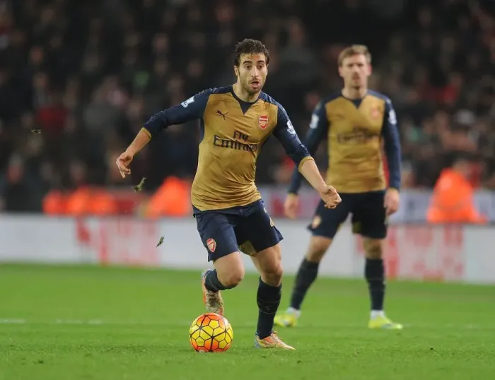 Framed Print : Flamini in Action: Arsenal vs Stoke City (January 2016) Framed Print : Flamini in Action: Arsenal vs Stoke City (January 2016)