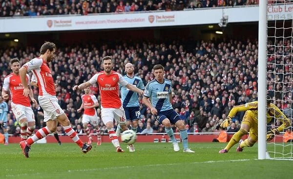 Flamini Scores the Third: Arsenal vs. West Ham United, Premier League 2015
