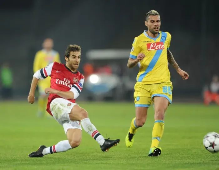 Framed Print : Flamini vs. Behrami: Intense Shootout at Napoli's Stadio San Paolo - Arsenal vs. SSC Napoli, UEFA Champions League (2013) Framed Print : Flamini vs. Behrami: Intense Shootout at Napoli's Stadio San Paolo - Arsenal vs. SSC Napoli, UEFA Champions League (2013)