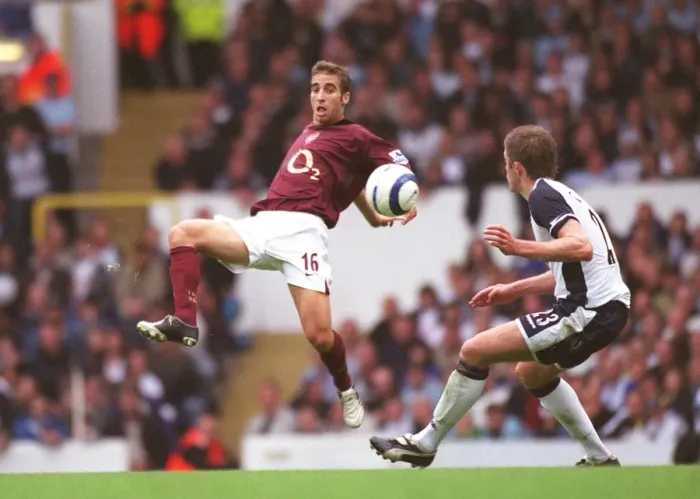 Framed Print : Flamini vs. Carrick: The Intense Rivalry - Arsenal vs. Tottenham, 2005
