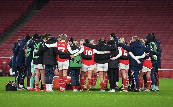 Focus and Determination: Kim Little's Pre-Match Ritual with Arsenal FC in the Changing Room (UEFA Women's Champions League, 2022-23)