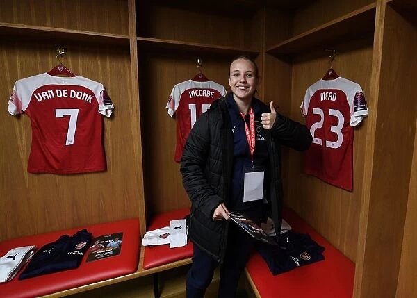 Focused Beth Mead: Arsenal Star Ready for FA WSL Continental Cup Final Showdown Against Manchester City