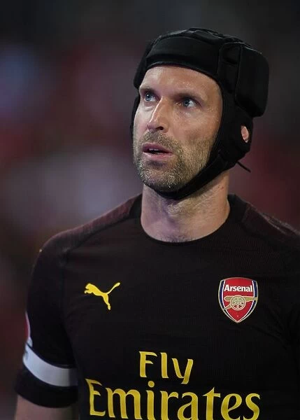 Focused Cech: Arsenal's Battle against Atletico Madrid, International Champions Cup 2018