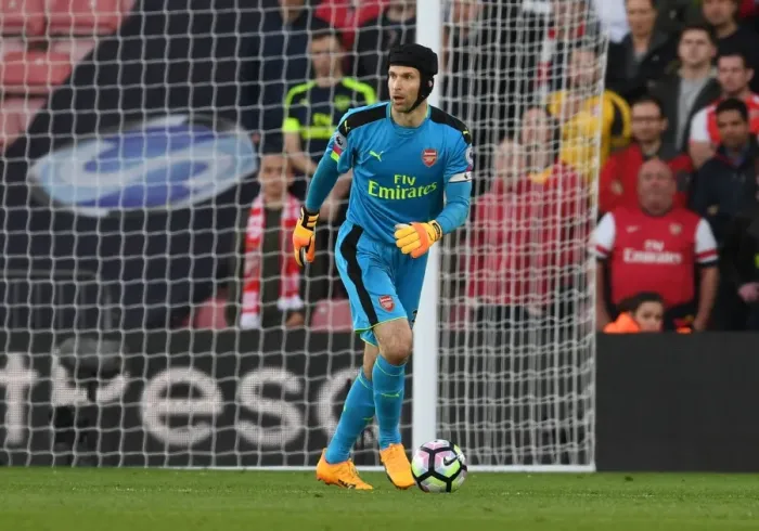Framed Print : Focused Cech: Arsenal's Wall in Southampton's Premier League Battle (2016-17) Framed Print : Focused Cech: Arsenal's Wall in Southampton's Premier League Battle (2016-17)