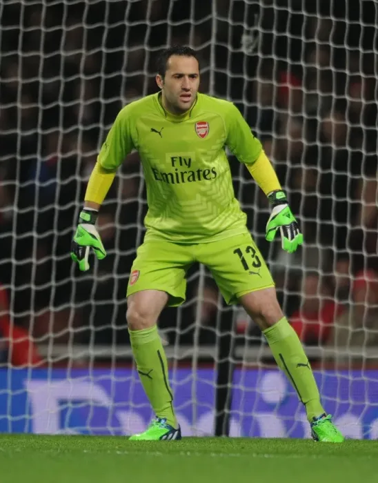 Framed Print : Focused David Ospina: Arsenal's Wall in FA Cup Clash Against Hull City (2014-15)