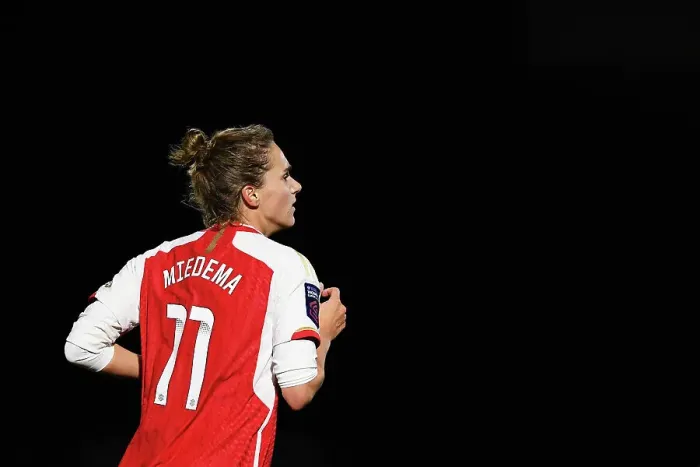 Framed Print : Focused Miedema Leads Arsenal Women in Conti Cup Battle Against Bristol City Framed Print : Focused Miedema Leads Arsenal Women in Conti Cup Battle Against Bristol City