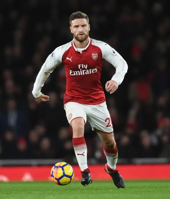 Framed Print : Focused Mustafi: Arsenal's Defense Star in the Battle Against Chelsea, Premier League 2017-18 Framed Print : Focused Mustafi: Arsenal's Defense Star in the Battle Against Chelsea, Premier League 2017-18