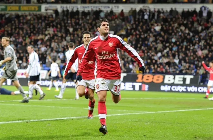 Framed Print : Fran Merida's Brilliant Goal: Arsenal Cruise Past Bolton 2-0
