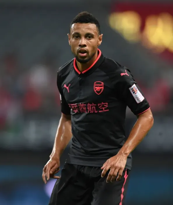 Framed Print : Francis Coquelin: In Action for Arsenal Against Bayern Munich in Shanghai, 2017