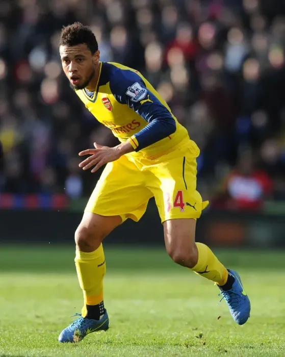 Framed Print : Francis Coquelin: In Action for Arsenal Against Crystal Palace (2015) Framed Print : Francis Coquelin: In Action for Arsenal Against Crystal Palace (2015)