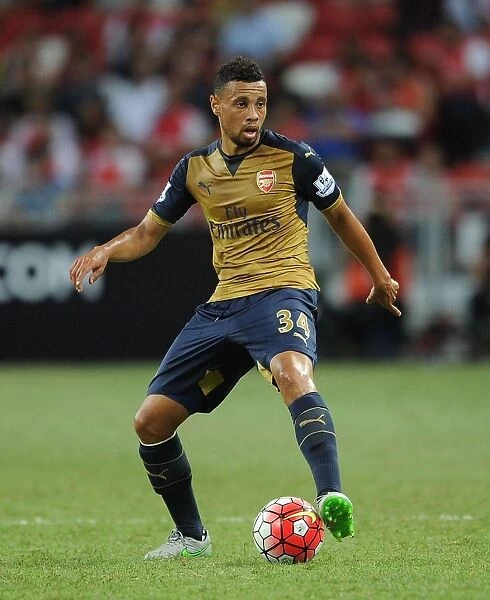 Francis Coquelin in Action: Arsenal vs. Singapore XI at the Barclays Asia Trophy