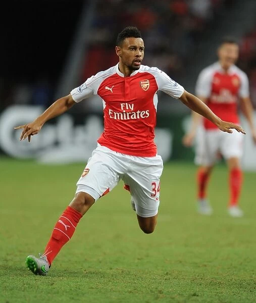 Francis Coquelin in Action: Arsenal vs. Everton, Barclays Asia Trophy 2015-16
