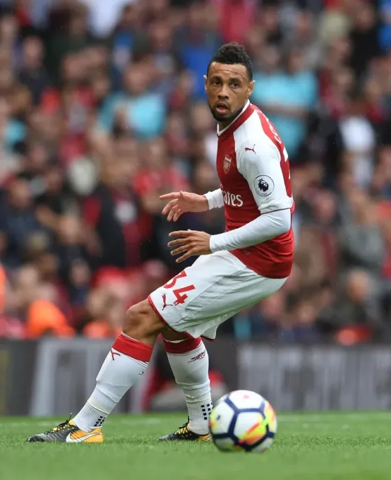 Framed Print : Francis Coquelin in Action: Arsenal vs AFC Bournemouth, Premier League 2017-18