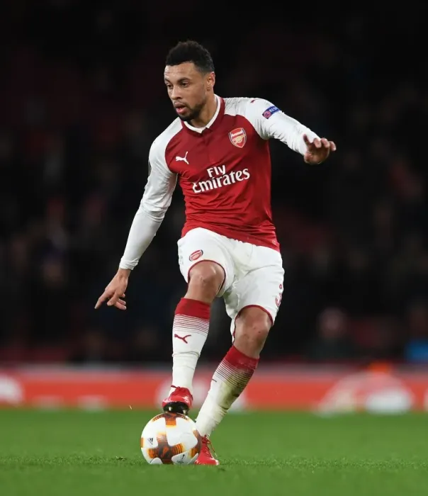 Framed Print : Francis Coquelin in Action: Arsenal vs BATE Borisov, UEFA Europa League 2017-18 Framed Print : Francis Coquelin in Action: Arsenal vs BATE Borisov, UEFA Europa League 2017-18