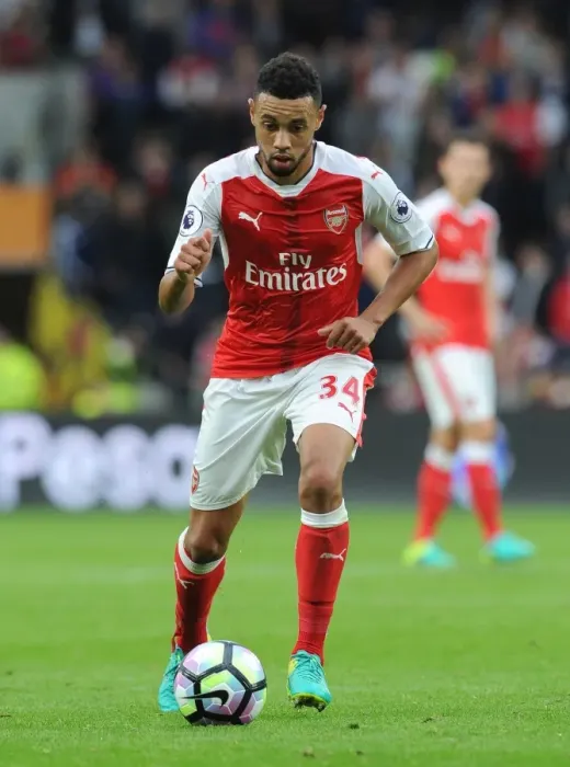 Framed Print : Francis Coquelin: In Action for Arsenal vs Hull City (2016-17)