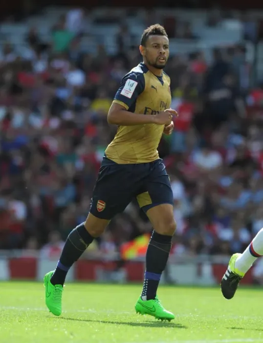 Framed Print : Francis Coquelin: Arsenal Midfielder in Action Against Olympique Lyonnais - Emirages Cup 2015 / 16 Framed Print : Francis Coquelin: Arsenal Midfielder in Action Against Olympique Lyonnais - Emirages Cup 2015 / 16