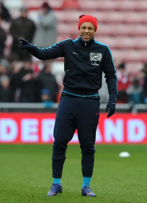 Framed Print : Francis Coquelin (Arsenal). Sunderland 1: 2 Arsenal. Barclays Premier League