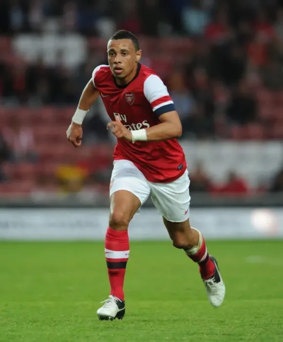 Framed Print : Francis Coquelin: Arsenal vs. Southampton Pre-Season Clash (2012) Framed Print : Francis Coquelin: Arsenal vs. Southampton Pre-Season Clash (2012)