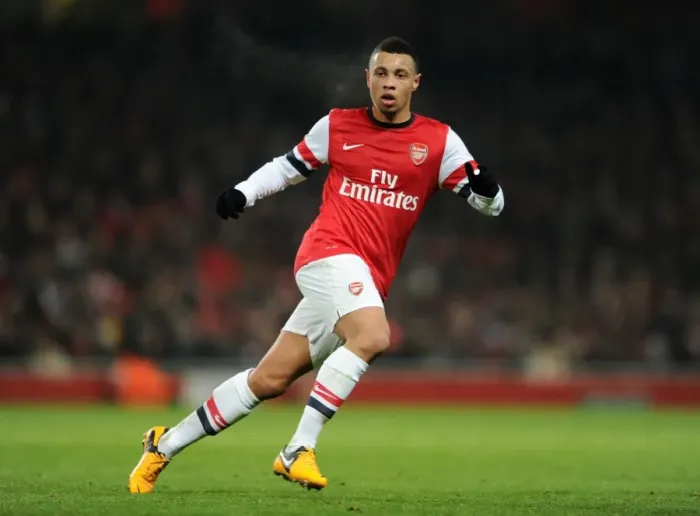 Framed Print : Francis Coquelin: Arsenal's FA Cup Determination - Arsenal v Swansea City, 2013