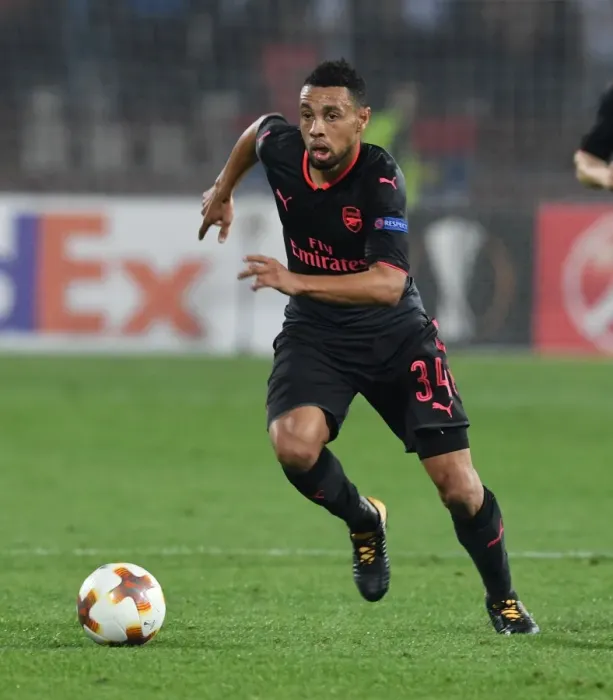 Framed Print : Francis Coquelin: Arsenal's Midfield Maestro in Red Star Belgrade Framed Print : Francis Coquelin: Arsenal's Midfield Maestro in Red Star Belgrade