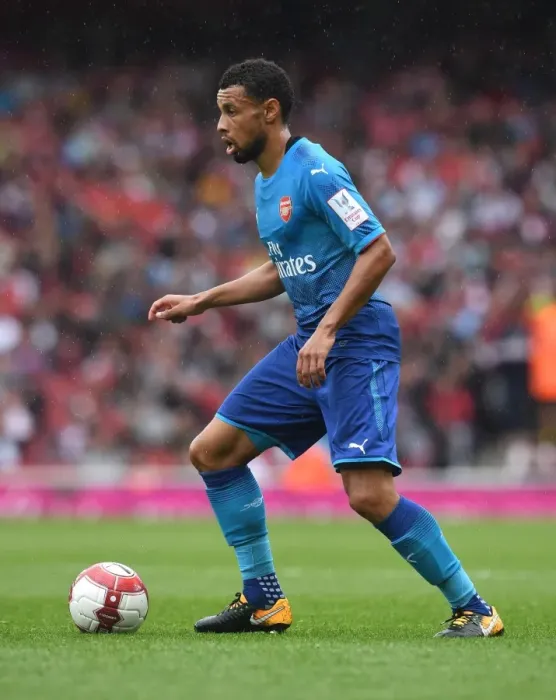 Framed Print : Francis Coquelin: Arsenal's Midfield Maestro Shines Against SL Benfica at Emirates Cup 2017-18 Framed Print : Francis Coquelin: Arsenal's Midfield Maestro Shines Against SL Benfica at Emirates Cup 2017-18