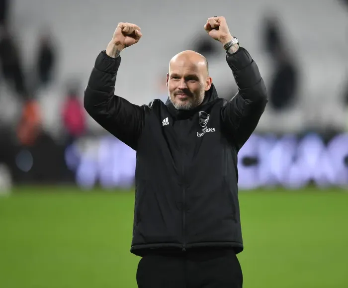 Framed Print : Freddie Ljungberg Celebrates Arsenal's Win at West Ham United - Premier League 2019 / 20 Framed Print : Freddie Ljungberg Celebrates Arsenal's Win at West Ham United - Premier League 2019 / 20