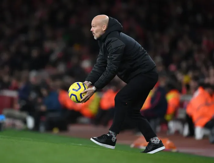 Framed Print : Freddie Ljungberg Leads Arsenal at Emirates Stadium: Arsenal vs Brighton, 2019-2020