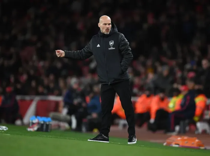 Framed Print : Freddie Ljungberg Leads Arsenal at Emirates Stadium: Arsenal vs Brighton (2019-20) Framed Print : Freddie Ljungberg Leads Arsenal at Emirates Stadium: Arsenal vs Brighton (2019-20)