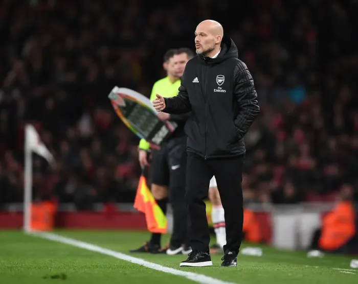 Framed Print : Freddie Ljungberg Leads Arsenal at Emirates Stadium vs. Brighton & Hove Albion (December 2019) Framed Print : Freddie Ljungberg Leads Arsenal at Emirates Stadium vs. Brighton & Hove Albion (December 2019)