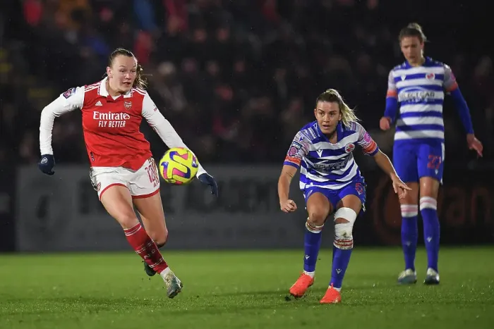Framed Print : Frida Maanum's Star Performance: Arsenal Women Triumph Over Reading in FA Women's Super League Framed Print : Frida Maanum's Star Performance: Arsenal Women Triumph Over Reading in FA Women's Super League