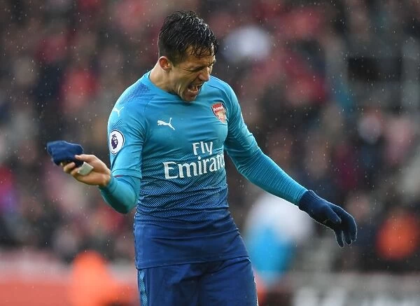 Frustrated Alexis Sanchez: Arsenal Star's Struggles at St Marys