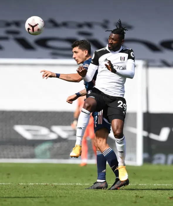 Framed Print : Fulham vs Arsenal: Bellerin vs Anguissa Clash in Premier League Showdown Framed Print : Fulham vs Arsenal: Bellerin vs Anguissa Clash in Premier League Showdown