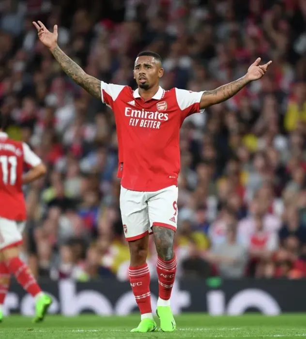 Framed Print : Gabriel in Action: Arsenal vs Aston Villa, 2022-23 Premier League Framed Print : Gabriel in Action: Arsenal vs Aston Villa, 2022-23 Premier League