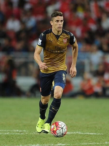 Gabriel in Action: Arsenal vs Singapore XI, Barclays Asia Trophy (July 15, 2015)