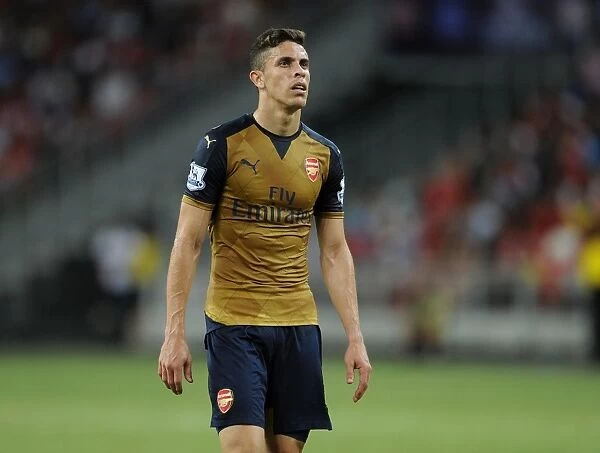 Gabriel in Action: Arsenal vs Singapore XI, Barclays Asia Trophy 2015