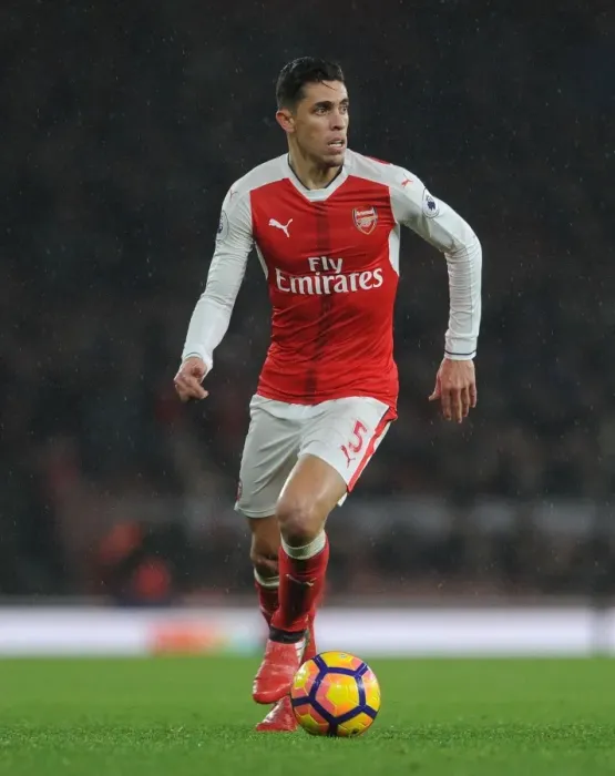 Framed Print : Gabriel in Action: Arsenal vs Stoke City, Premier League 2016-17 Framed Print : Gabriel in Action: Arsenal vs Stoke City, Premier League 2016-17