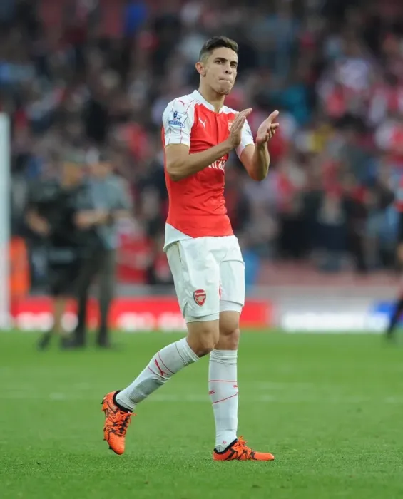 Framed Print : Gabriel (Arsenal). Arsenal 3: 0 Manchester United Framed Print : Gabriel (Arsenal). Arsenal 3: 0 Manchester United