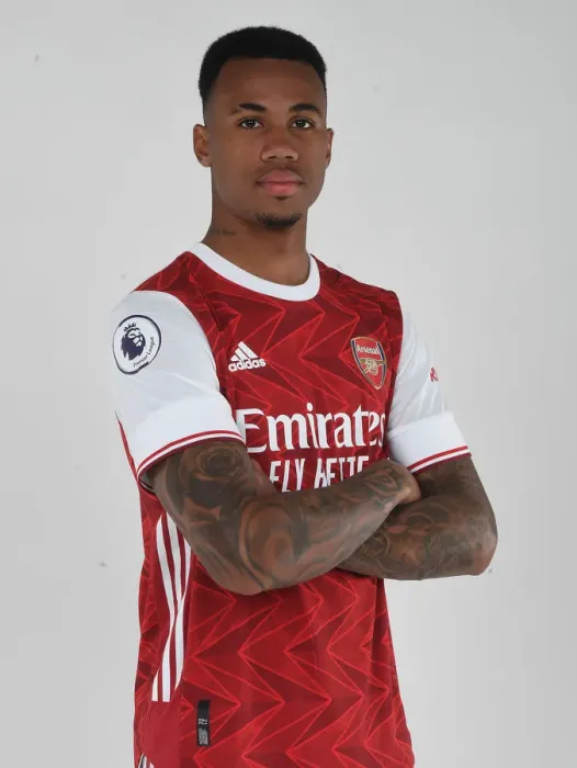 Framed Print : Gabriel of Arsenal: Focused and Ready for the 2020-21 Season at London Colney Training Ground