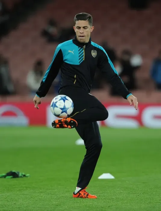 Framed Print : Gabriel of Arsenal Prepares for Arsenal FC vs. GNK Dinamo Zagreb (2015-16 UEFA Champions League) Framed Print : Gabriel of Arsenal Prepares for Arsenal FC vs. GNK Dinamo Zagreb (2015-16 UEFA Champions League)