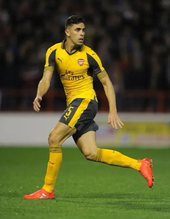 Framed Print : Gabriel Faces Nottingham Forest in EFL Cup Showdown Framed Print : Gabriel Faces Nottingham Forest in EFL Cup Showdown