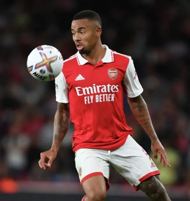 Framed Print : Gabriel Jesus in Action: Arsenal vs. Aston Villa, 2022-23 Premier League Framed Print : Gabriel Jesus in Action: Arsenal vs. Aston Villa, 2022-23 Premier League