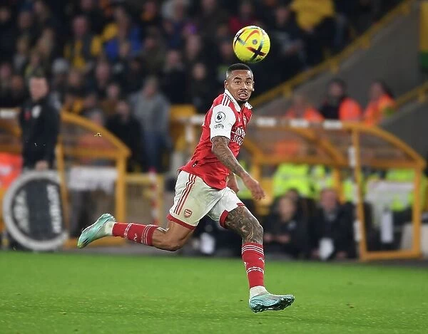 Gabriel Jesus in Action: Arsenal vs. Wolverhampton Wanderers, Premier League 2022-23