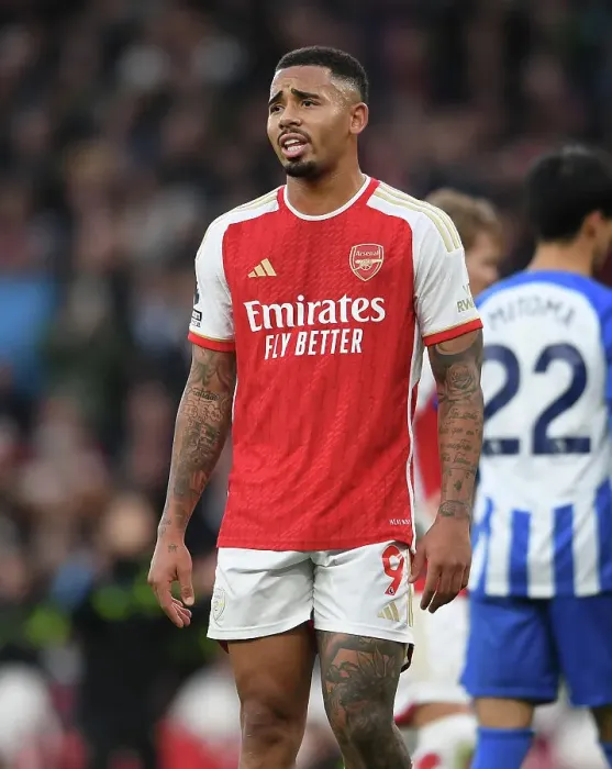 Framed Print : Gabriel Jesus in Action: Arsenal vs Brighton & Hove Albion, Premier League 2023-24 Framed Print : Gabriel Jesus in Action: Arsenal vs Brighton & Hove Albion, Premier League 2023-24