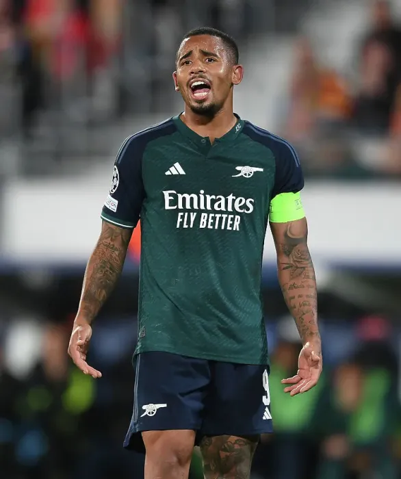 Framed Print : Gabriel Jesus in Action: Arsenal's Exciting UEFA Champions League Clash against RC Lens, 2023 / 24 Framed Print : Gabriel Jesus in Action: Arsenal's Exciting UEFA Champions League Clash against RC Lens, 2023 / 24
