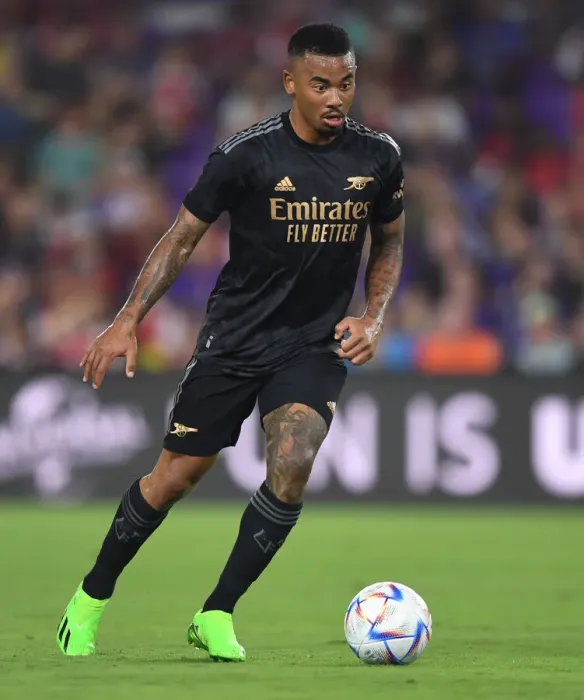 Framed Print : Gabriel Jesus in Action: Arsenal's Pre-Season Battle at Orlando City SC (2022-23)