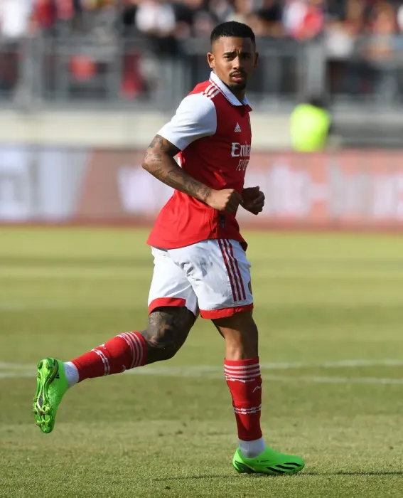 Framed Print : Gabriel Jesus in Action: Arsenal's Pre-Season Triumph over 1. FC Nürnberg Framed Print : Gabriel Jesus in Action: Arsenal's Pre-Season Triumph over 1. FC Nürnberg