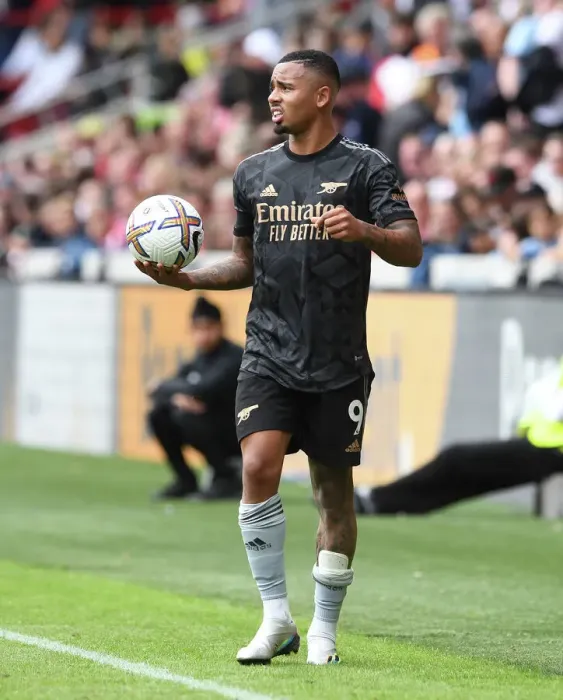 Framed Print : Gabriel Jesus in Action: Arsenal's Striker Shines Against Brentford in the Premier League 2022-23 Framed Print : Gabriel Jesus in Action: Arsenal's Striker Shines Against Brentford in the Premier League 2022-23